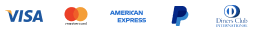 Accepted Payment Methods: Visa, Mastercard, PayPal